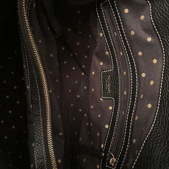 Kate Spade Black Leather Tote Bag - Picture 5 of 7